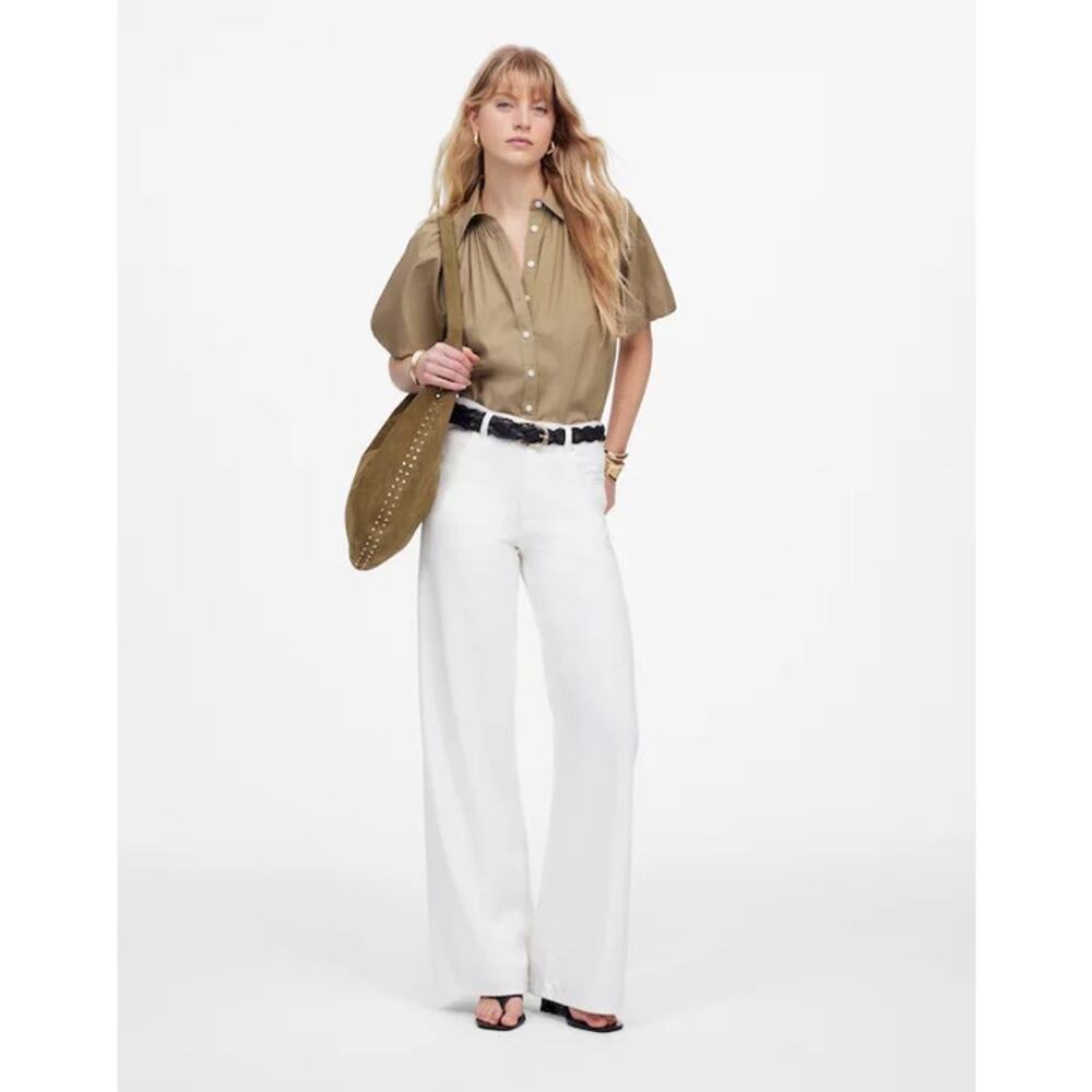 Madewell White Wide-Leg Jeans - Picture 16 of 16